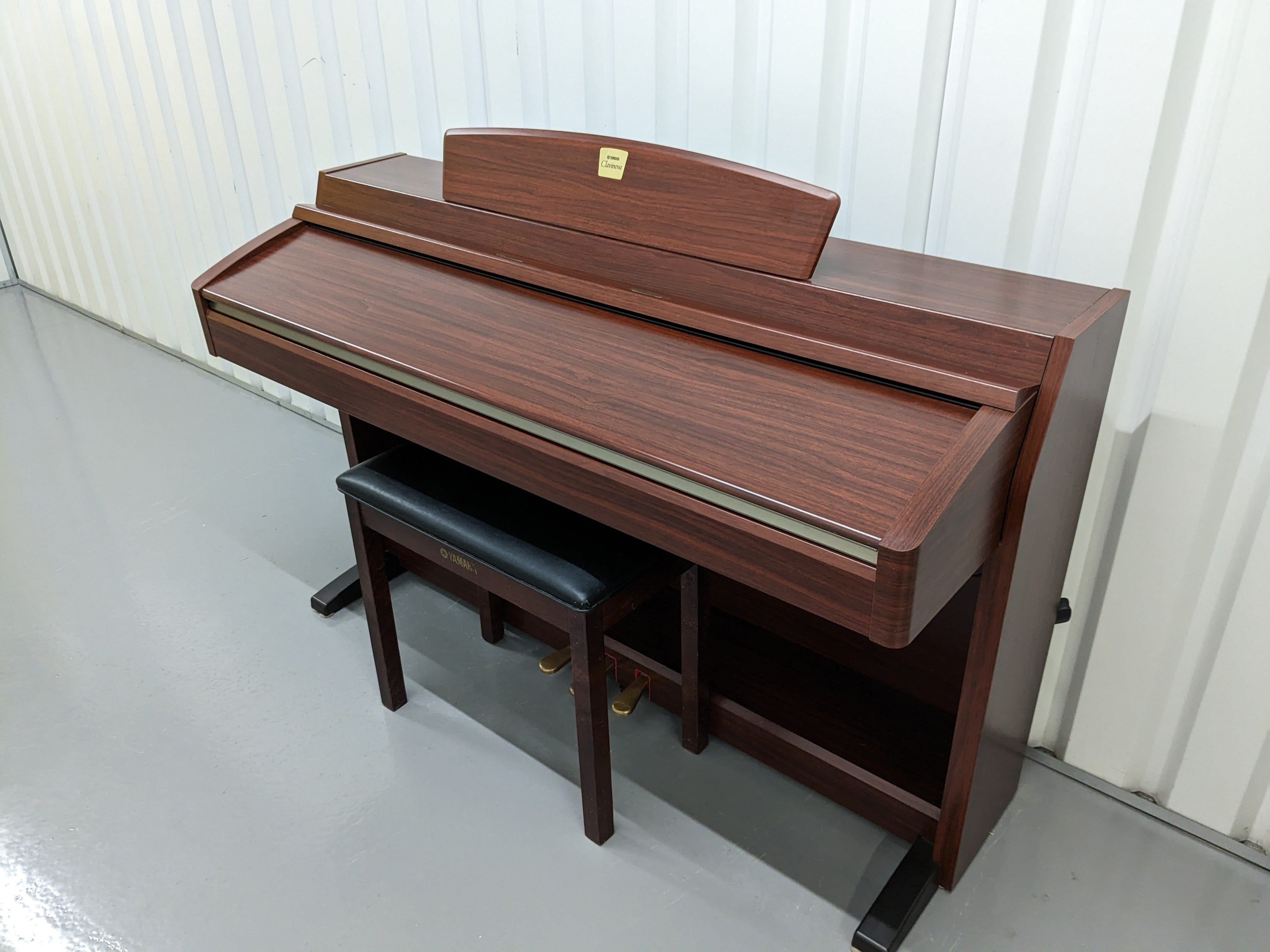 Yamaha Clavinova CLP-240 Digital Piano and stool mahogany finish stock ...