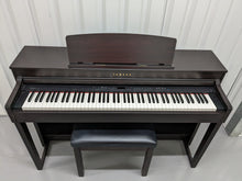 Load image into Gallery viewer, Yamaha Clavinova CLP-470 rosewood with wooden keys action + stool stock no 23125
