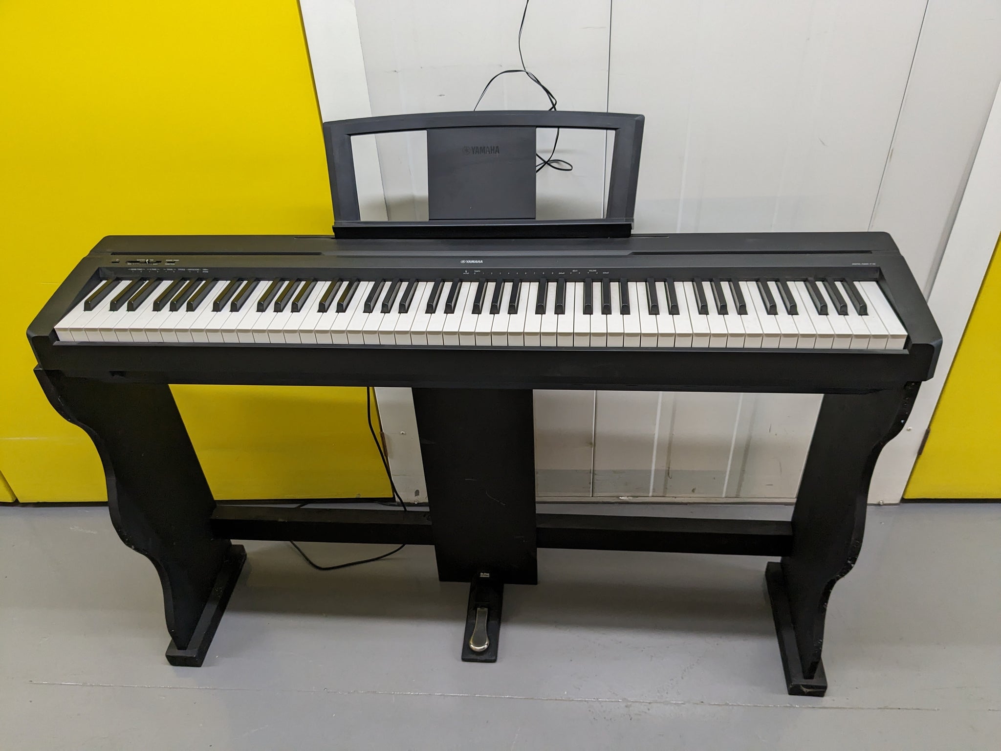 Yamaha P-35 88 Key Weighted keys Piano + custom stand and stool stock –  Sulinda Music