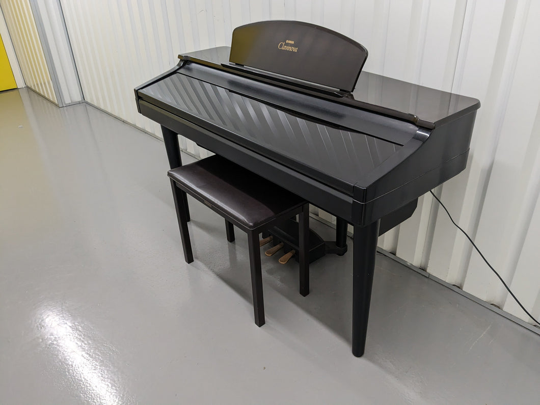 Yamaha Clavinova CVP-107 digital piano arranger glossy dark rosewood stock 23143