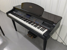 Load image into Gallery viewer, Yamaha Clavinova CVP-107 digital piano arranger glossy dark rosewood stock 23143
