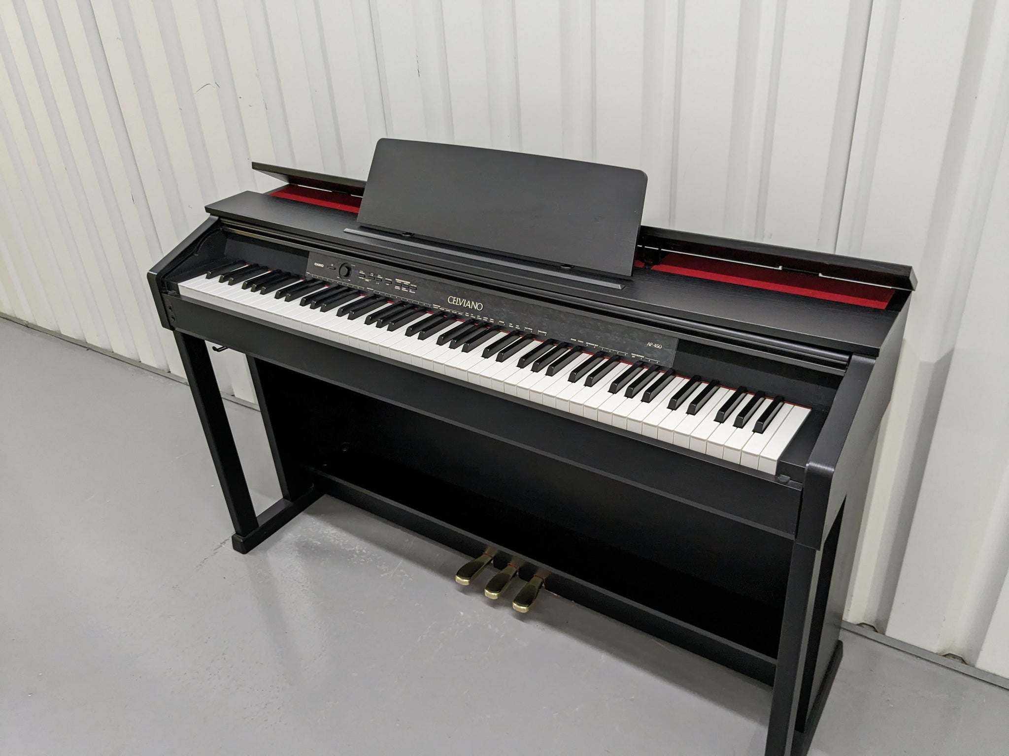 CASIO CELVIANO AP 450 DIGITAL PIANO IN SATIN BLACK FULL SIZE 88 stock Sulinda Music