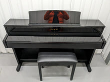 Load image into Gallery viewer, Kawai CS4 classic series Digital piano glossy black polished ebony stock #23153
