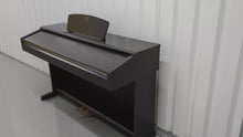 Load and play video in Gallery viewer, Yamaha Arius YDP-181 Digital Piano rosewood clavinova GH3 keyboard Stock # 23089

