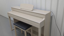 Load and play video in Gallery viewer, Yamaha Clavinova CLP-535 in white ash with matching stool stock nr 23076
