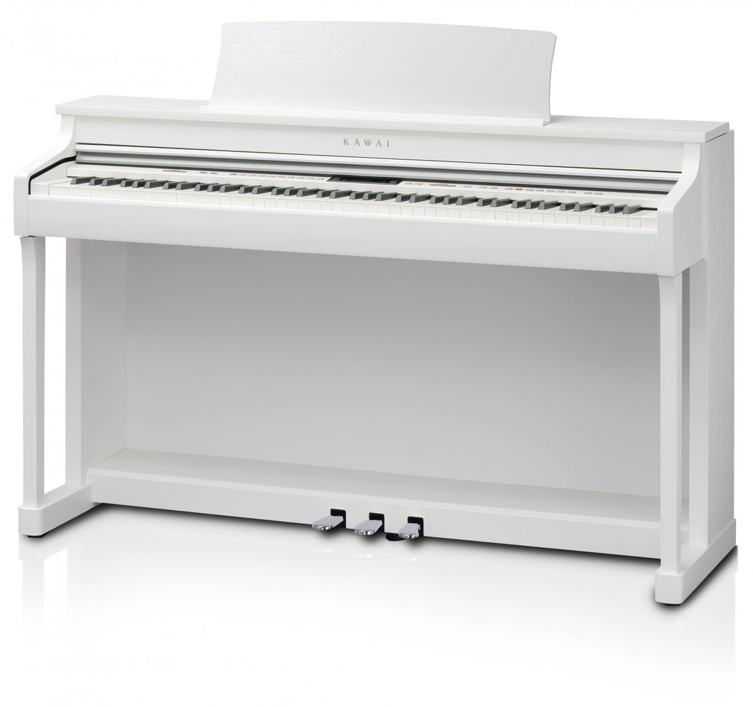 Kawai CN35 professional high-specs digital piano in white + stool stock # 22273