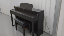 Load and play video in Gallery viewer, Yamaha Clavinova CLP-470 rosewood with wooden keys action + stool stock no 23125

