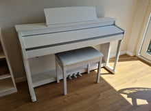 Load image into Gallery viewer, Kawai CN35 professional high-specs digital piano in white + stool stock # 22273
