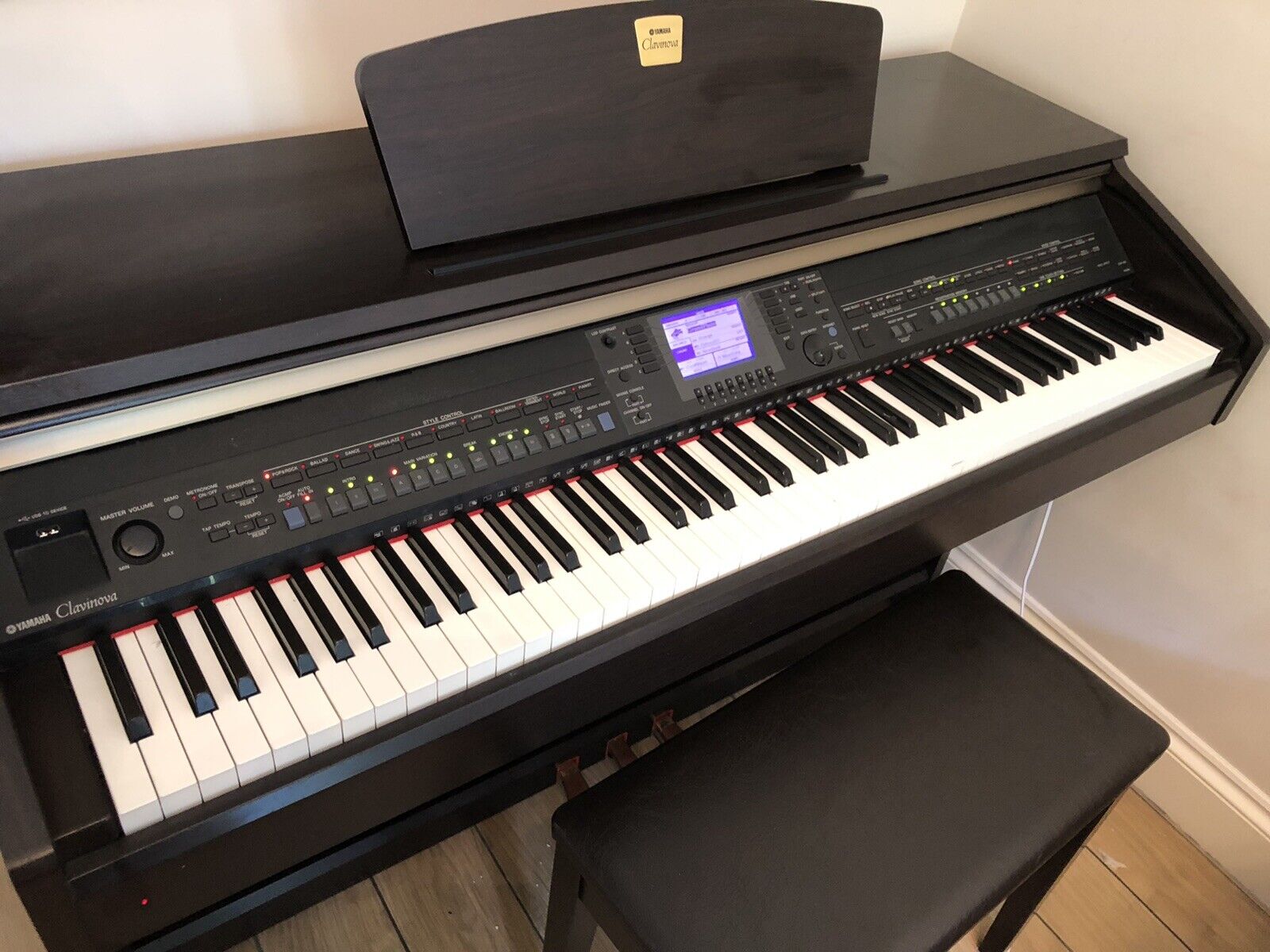 Yamaha Clavinova CVP-401 Digital Piano / arranger with stool stock nr –  Sulinda Music